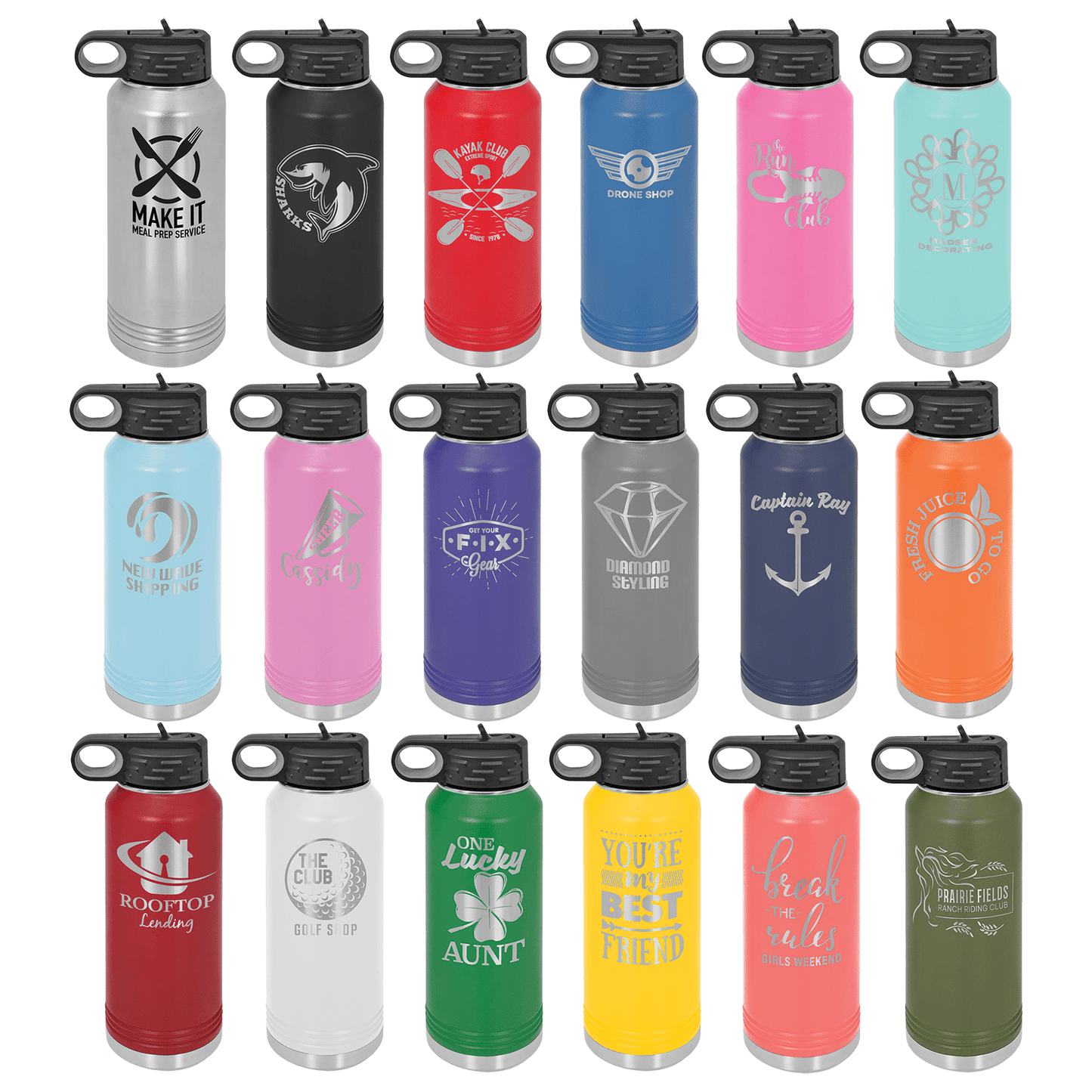 Water Bottle 32 oz. Insulated
