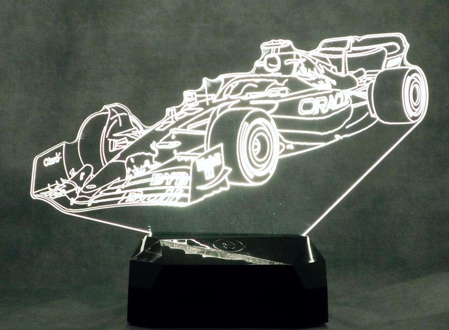 Oracle Red Bull F-1 Race Car 3-D Optical Illusion Multicolored Light