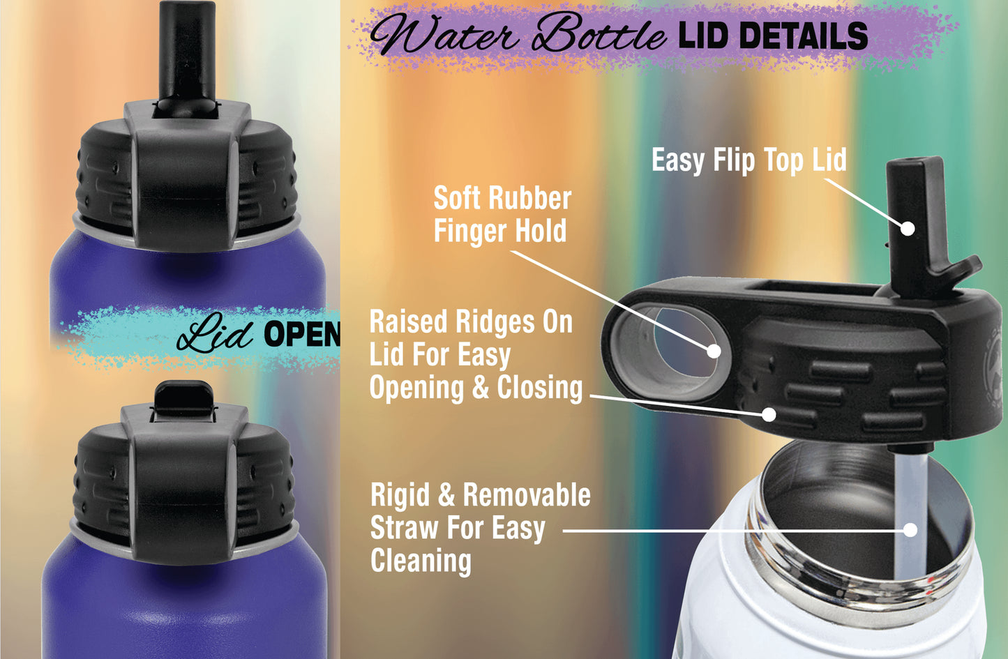 Water Bottle 32 oz. Insulated