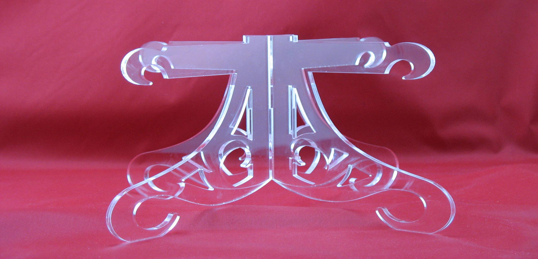 Cake Cupcake Stand Round Clear Acrylic