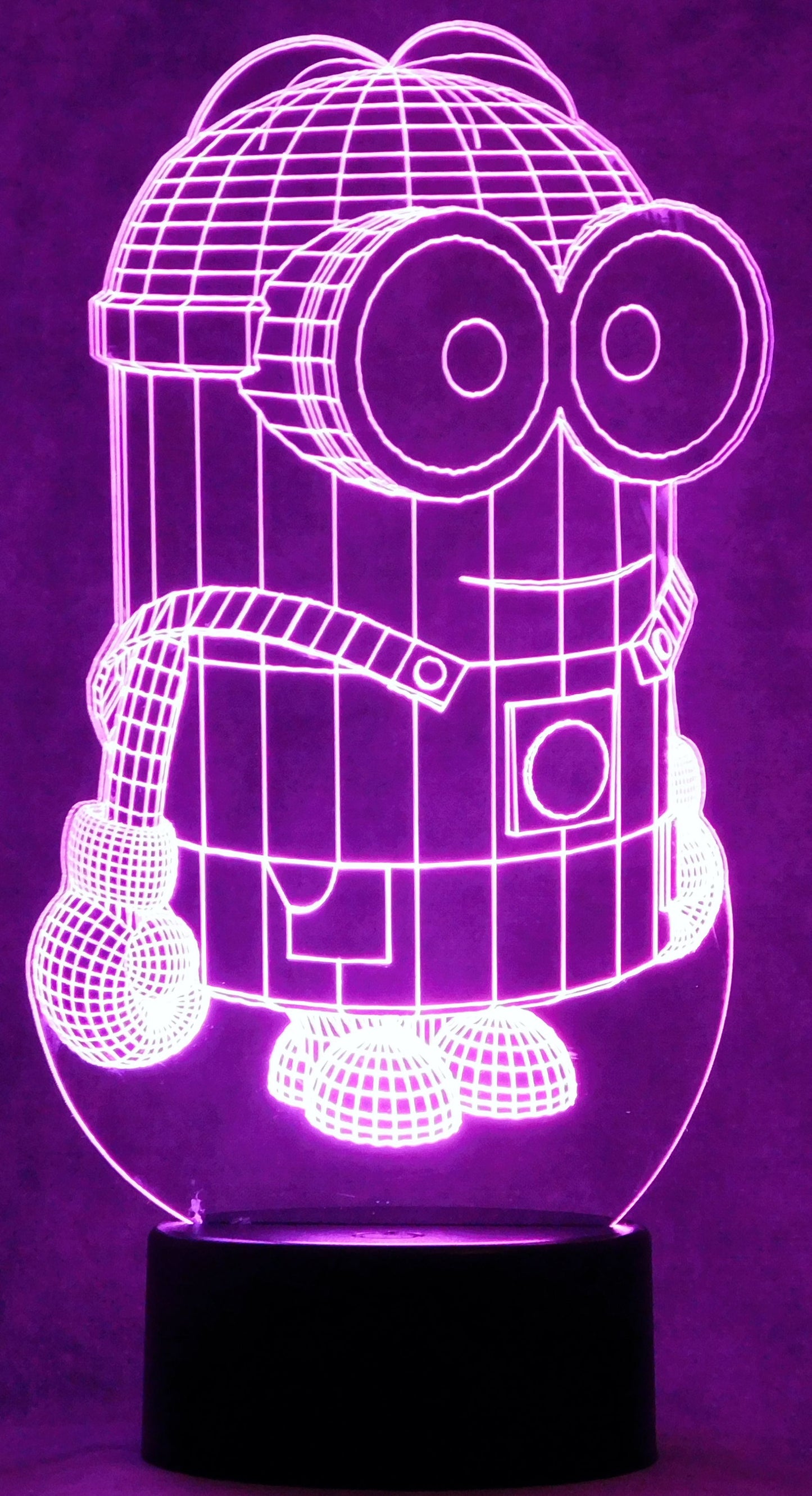 Minion 3-D Optical Illusion LED Multicolor Lamp