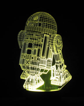 Star Wars (Section 1) 3-D Illusion LED Lamps with Remote