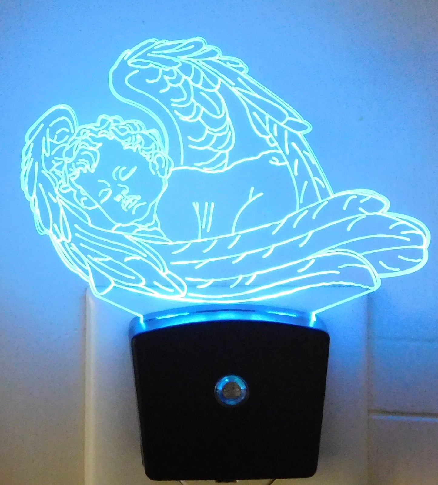Nightlight Mini RGB LED Lamp Base with Artwork