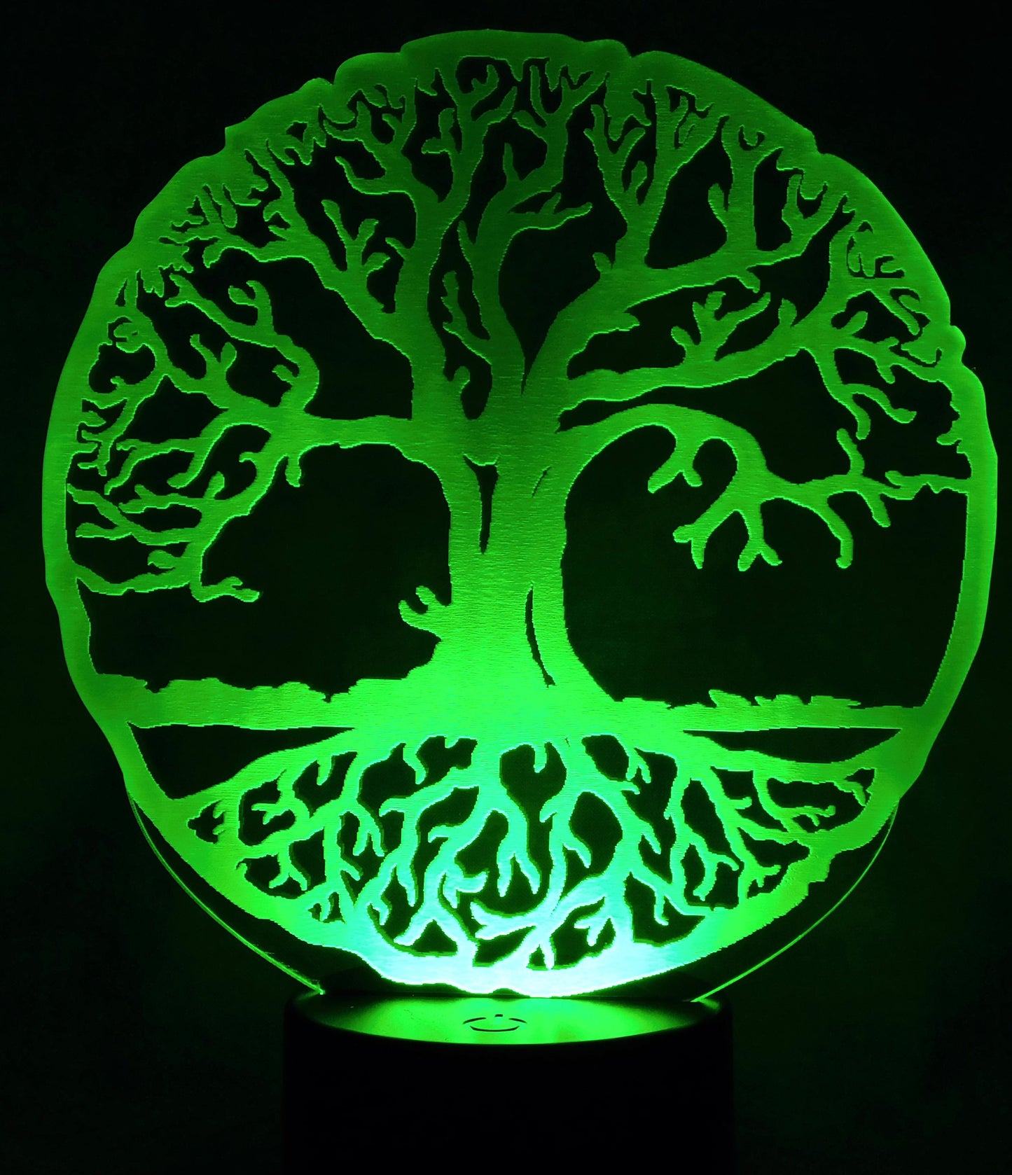Tree of Life 3-D Optical Illusion Multicolored Light