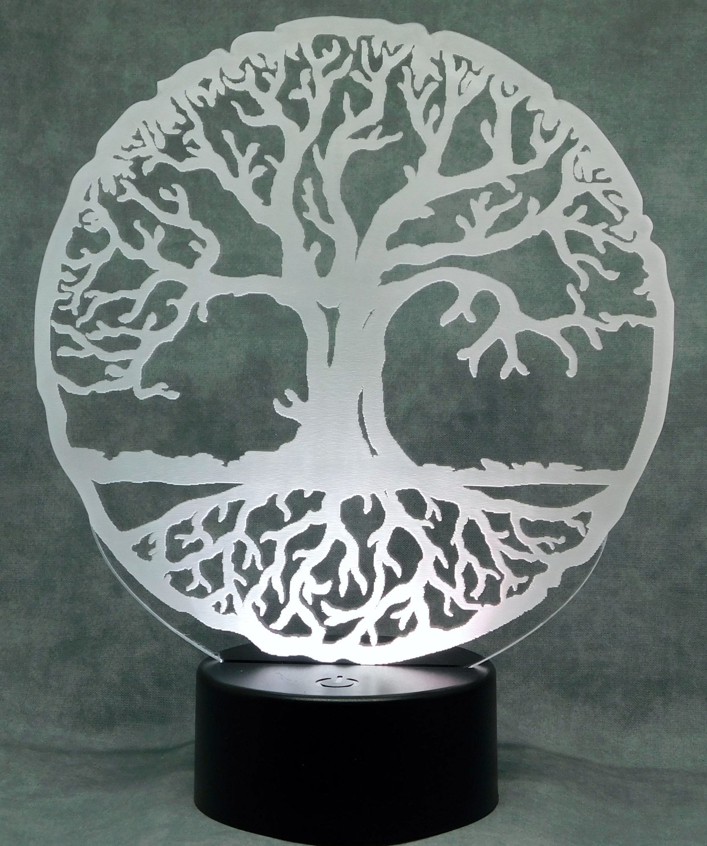 Tree of Life 3-D Optical Illusion Multicolored Light