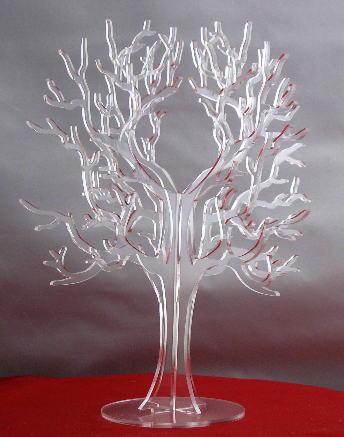 Jewelry Tree Clear Acrylic