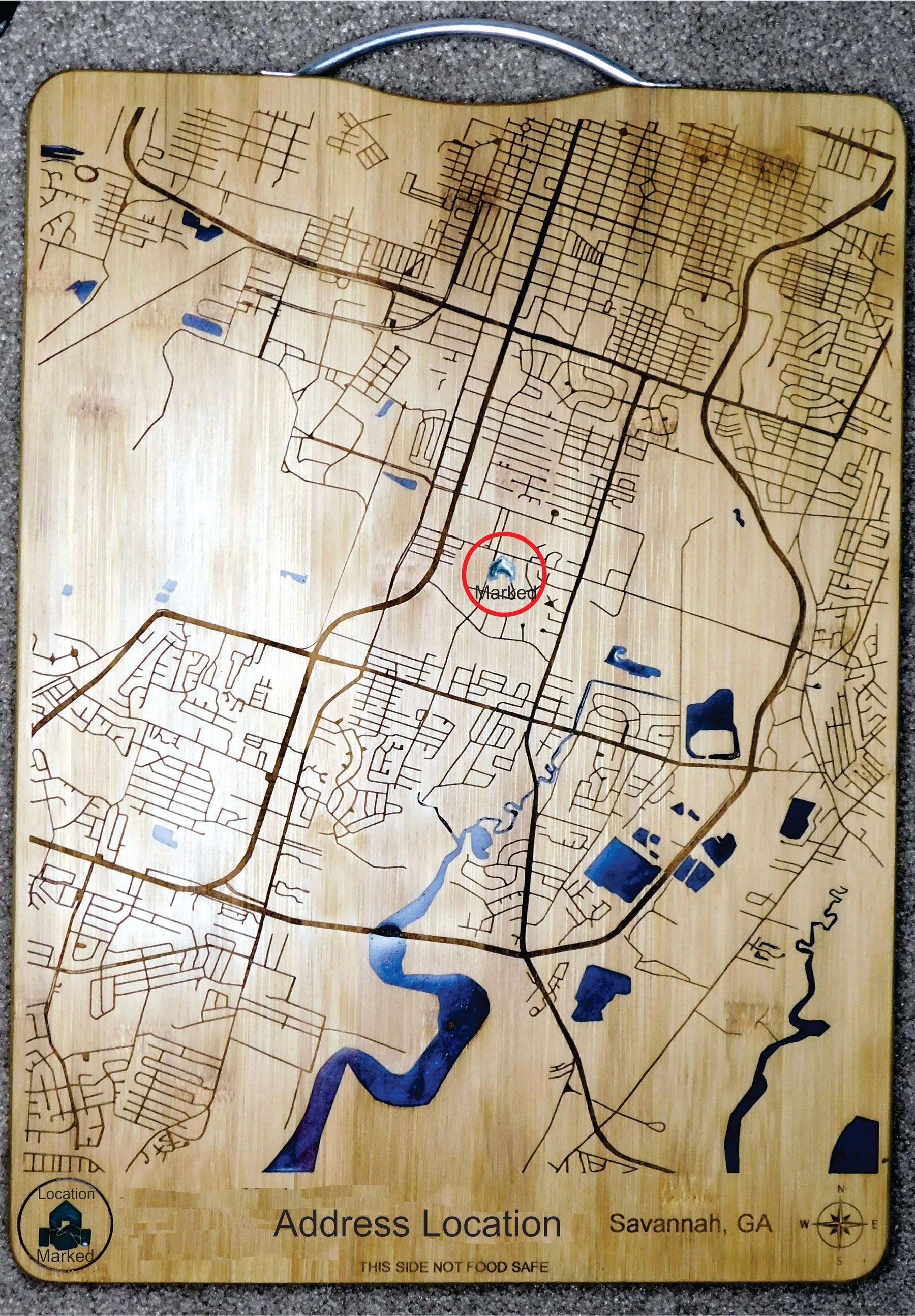 Custom Personalized Wooden Maps