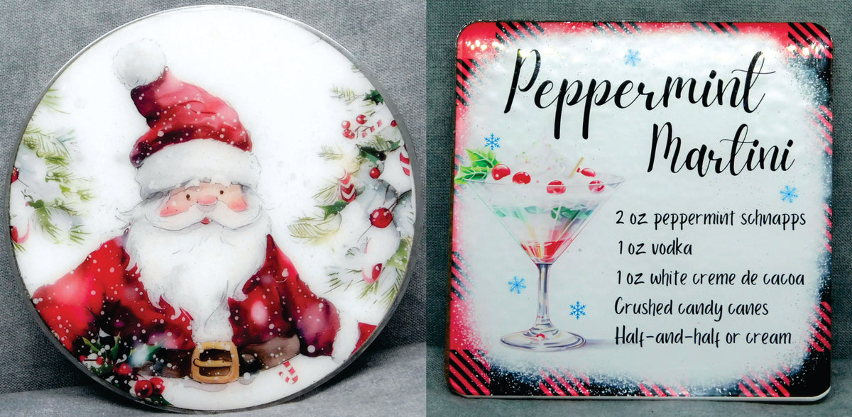 Holiday Christmas Coasters