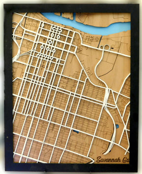 Custom Personalized Wooden Maps