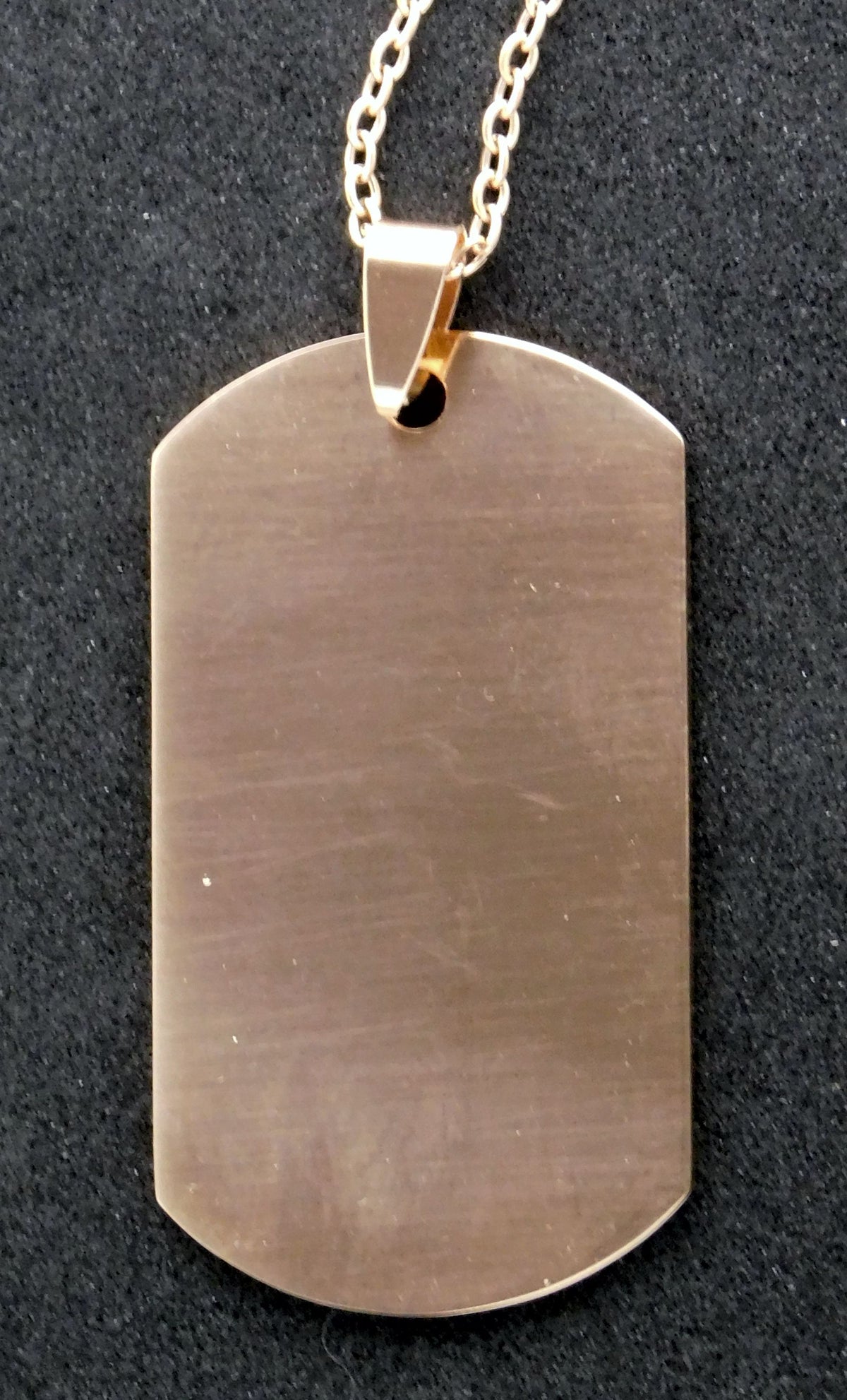 Personalized Laser Engraved Tag (Military Dog Tag Style)