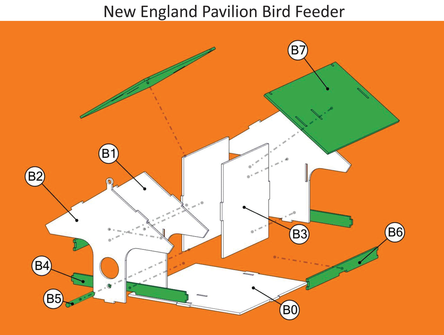 Bird Feeder Kit - New England Pavilion