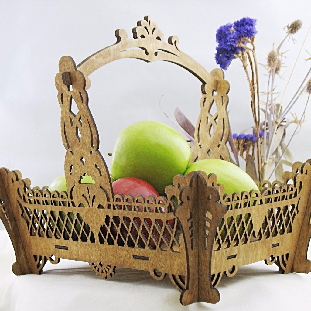 Basket with Handle Decorative Kit