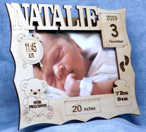 Baby Birth Custom Picture Frame