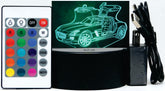 Mercedes 2013 SLS 3-D Optical Illusion Multicolored Light