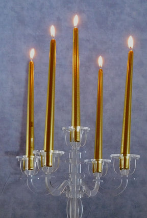 Candelabra C125 Wax Candle Holder Clear Acrylic