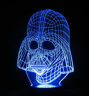 Star Wars (Section 1) 3-D Illusion LED Lamps with Remote