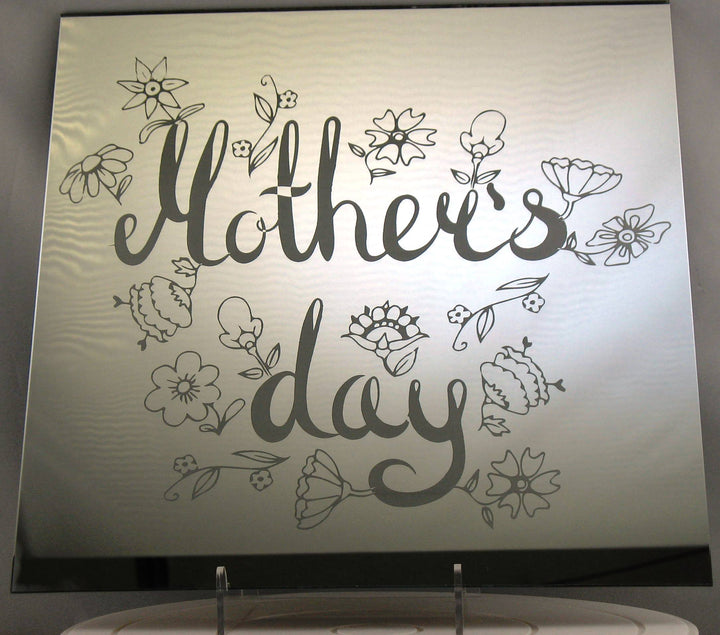 Mother's Day Engraved Mirror Tile