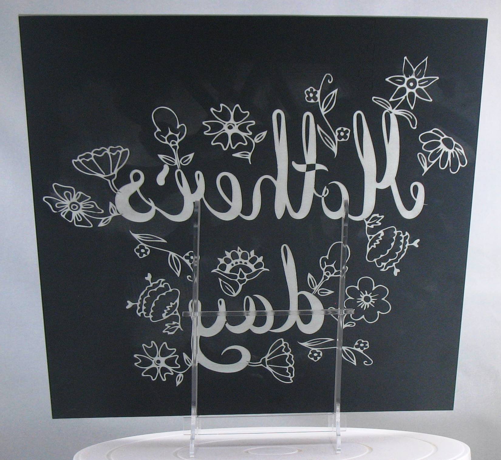 Mother's Day Engraved Mirror Tile