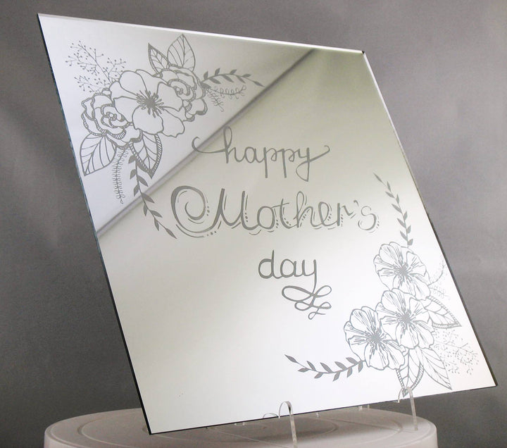 Mother's Day Engraved Mirror Tile