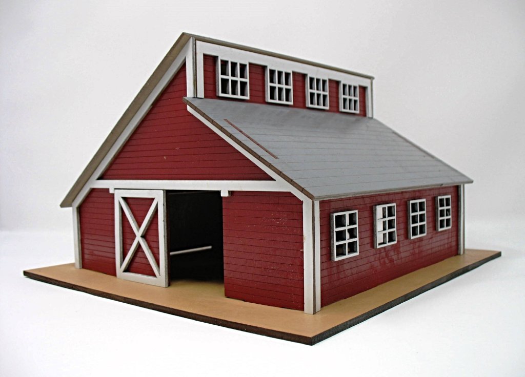 Horse Barn Style Birdhouse Kit