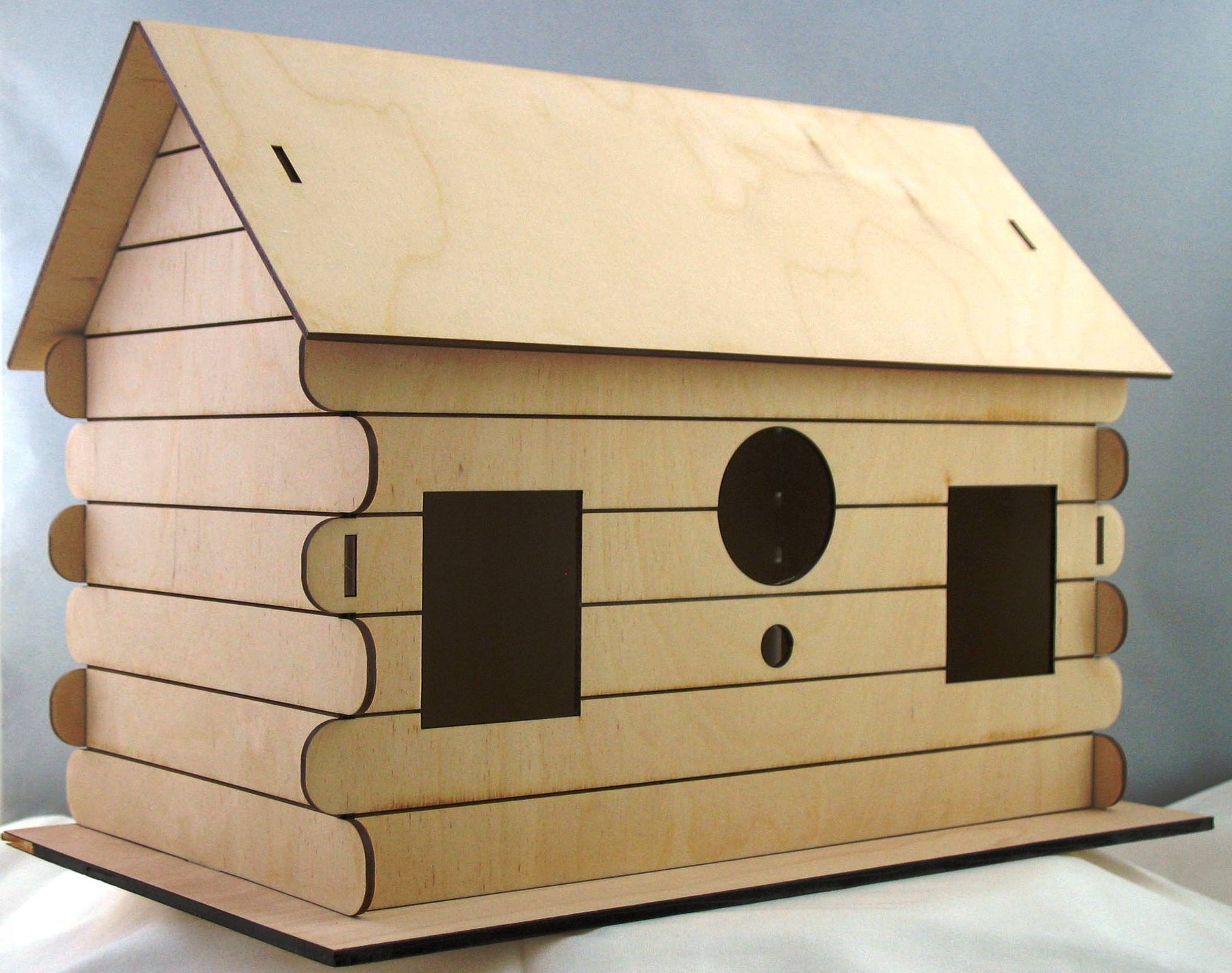 Adobe Log Cabin Birdhouse Kit