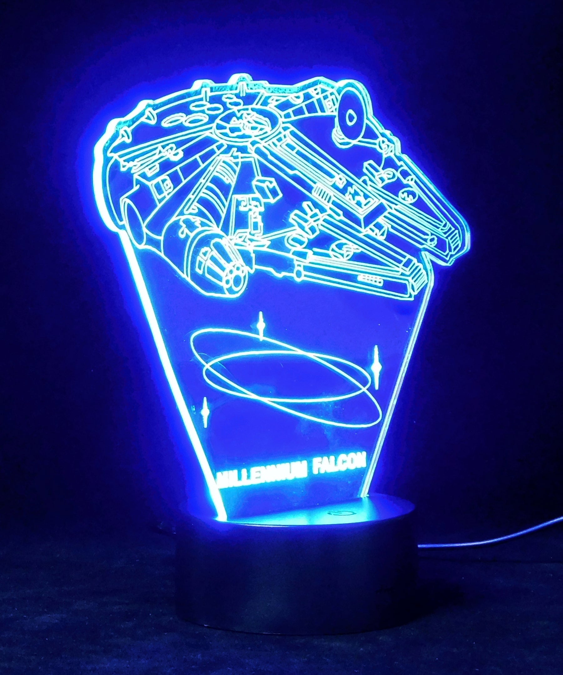 Star Wars (Section 2) 3-D Illusion LED Lamp with Remote