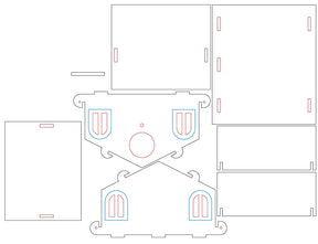 Simplified Birdhouse Kit