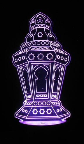 Radaman Lantern 3-D Optical Illusion Multicolored Light
