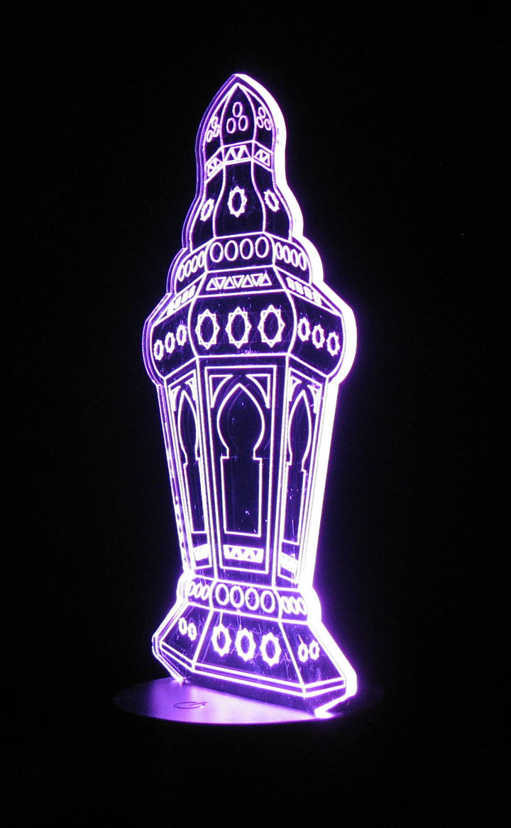 Radaman Lantern 3-D Optical Illusion Multicolored Light