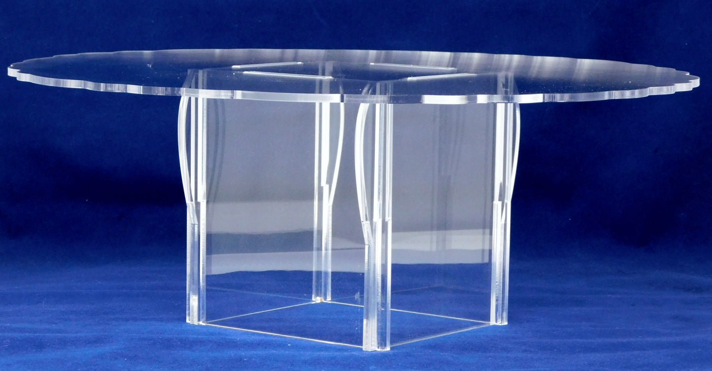 Cake Cupcake Stand Round Square Stand Clear Acrylic