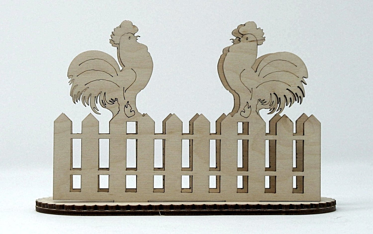 Rooster on Fence Napkin Holder Kit