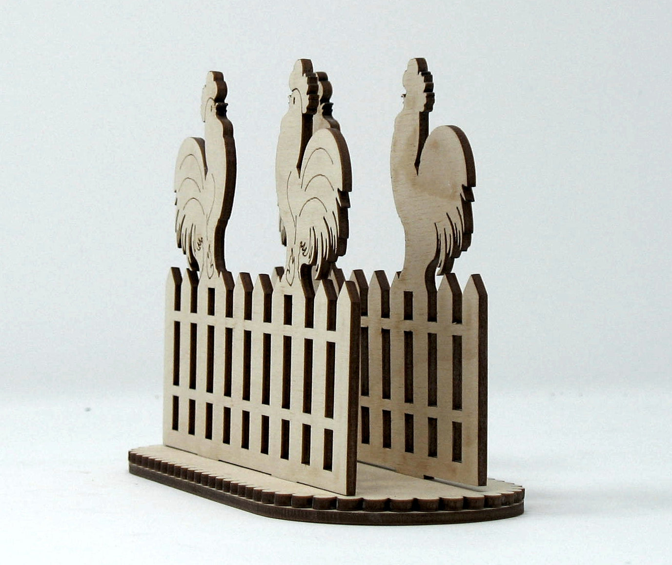 Rooster on Fence Napkin Holder Kit