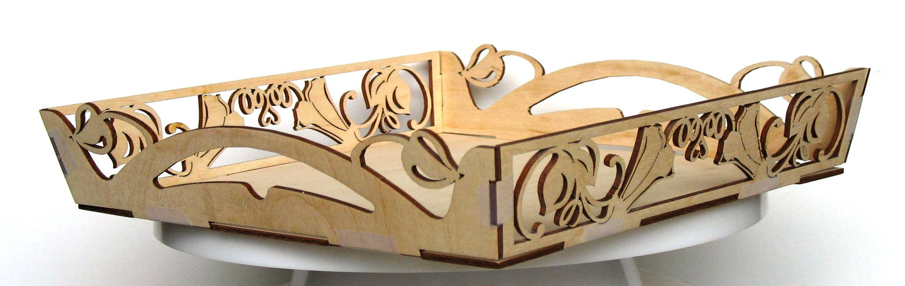 Square Decorative Wood Tray Kit