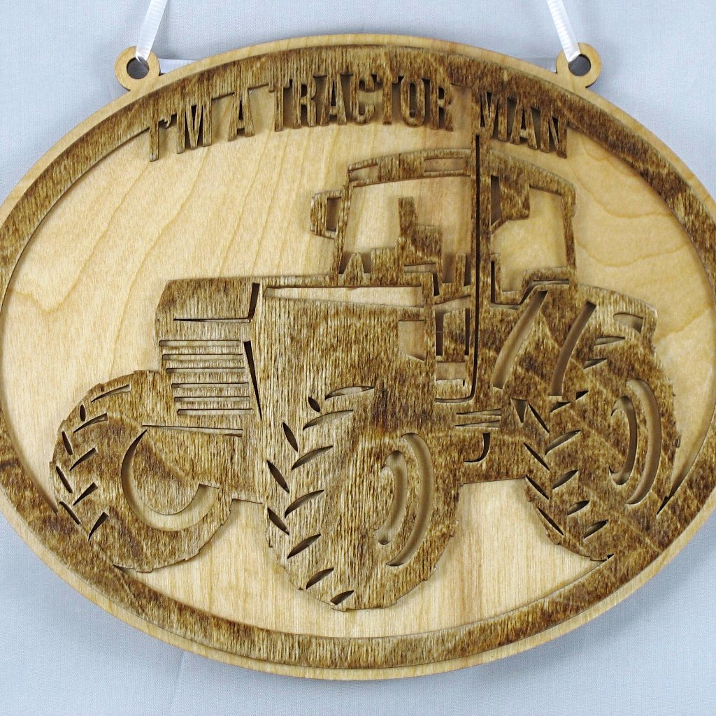 Tractor Man Plaque