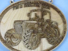 Tractor Man Plaque