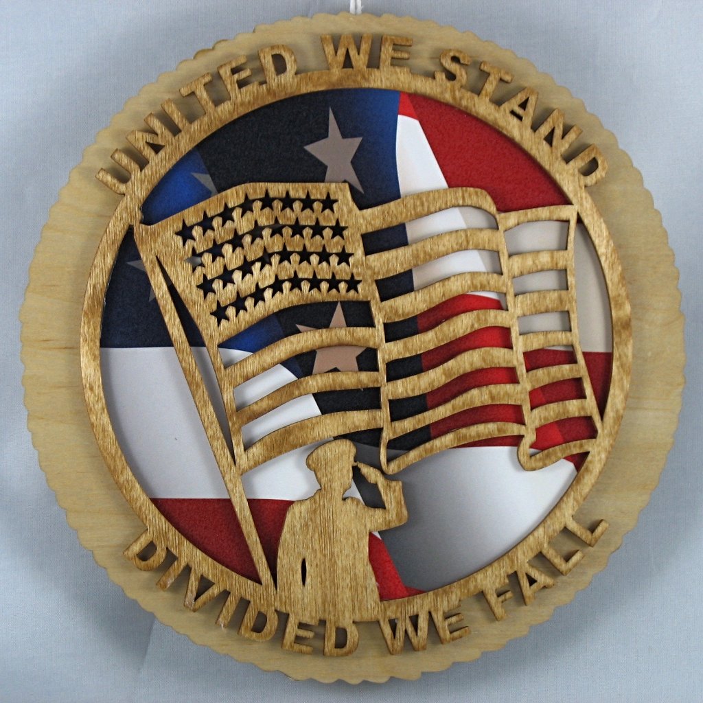 United We Stand with Flag Picture Background
