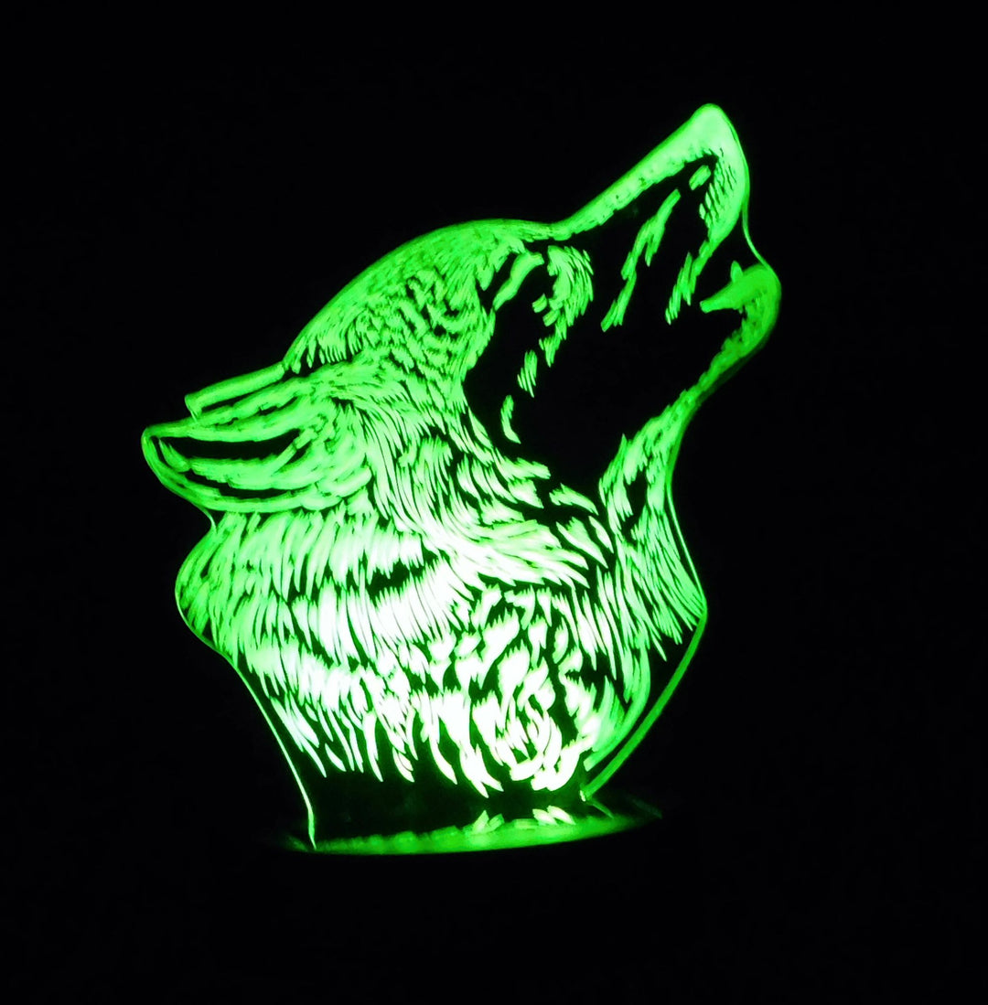 Solar Outdoor 3-D Optical Illusion LED Lamp