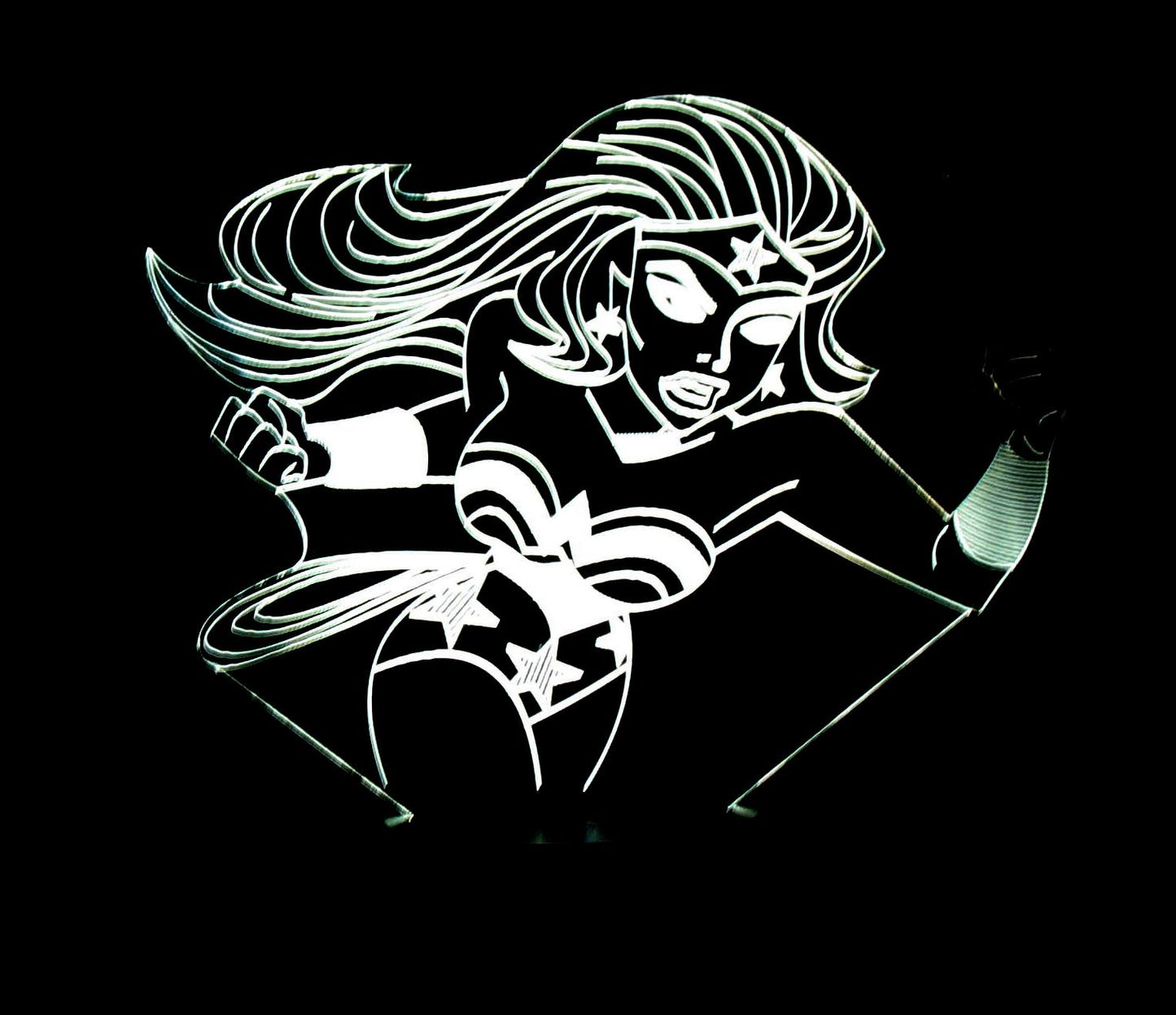 Wonder Woman LED Desk, Table, Night Lamp