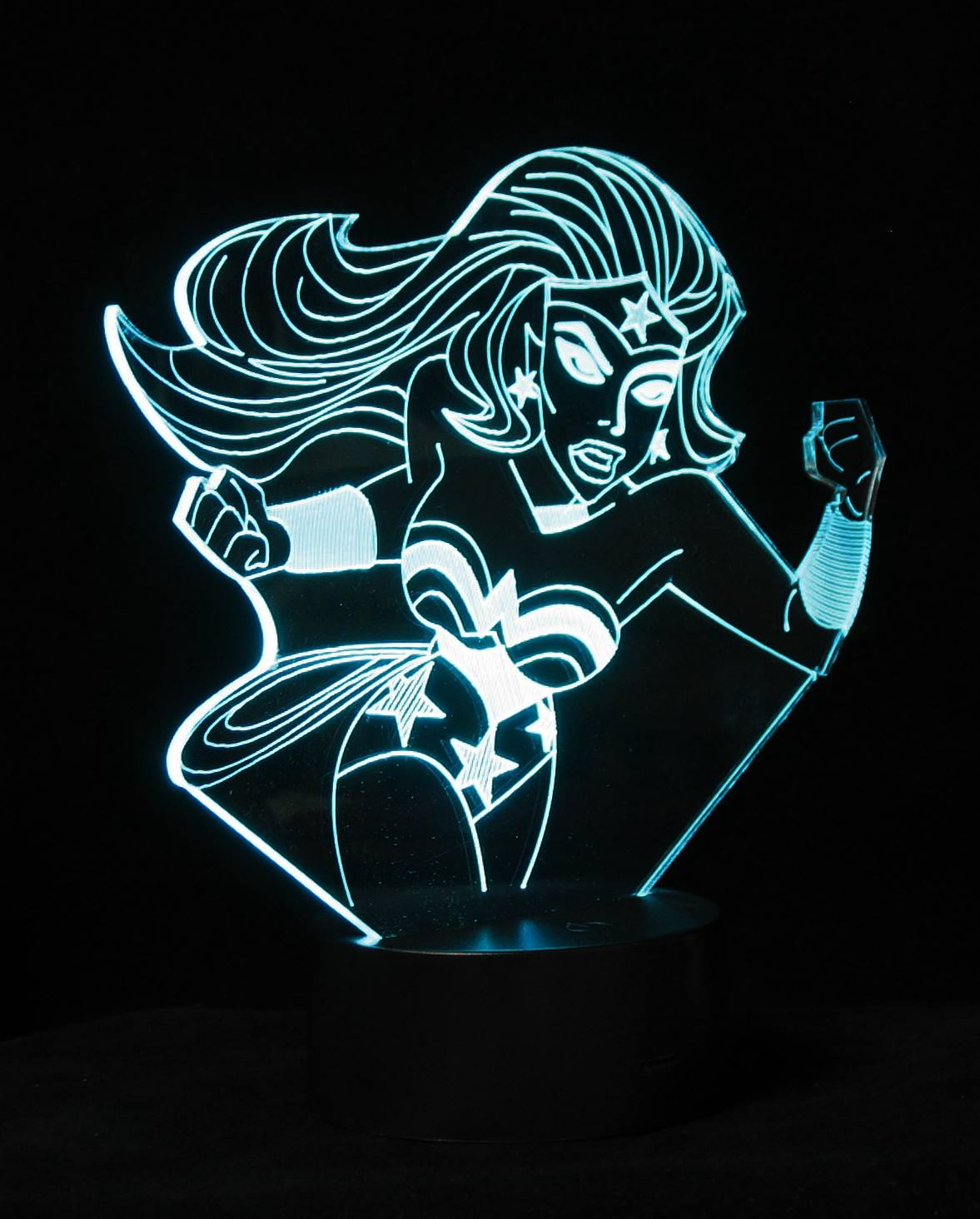 Wonder Woman LED Desk, Table, Night Lamp